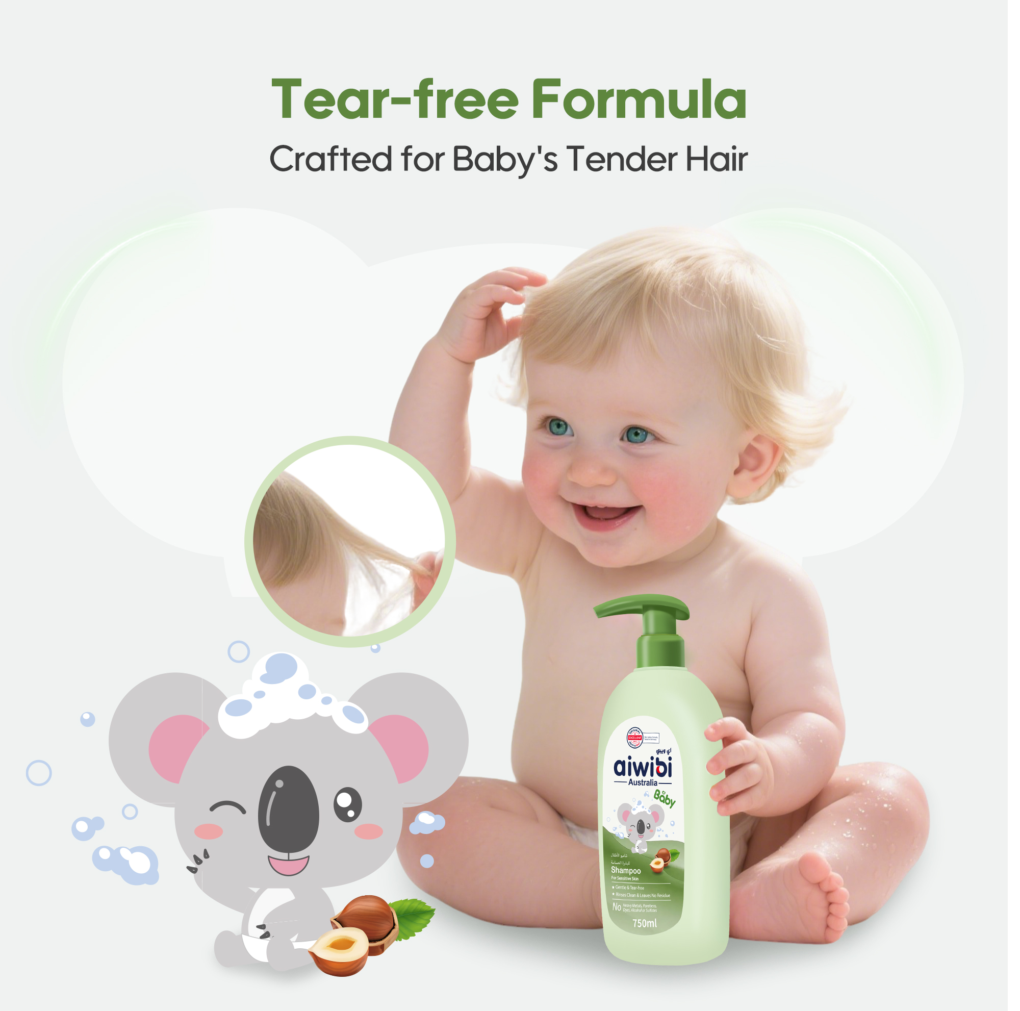 Shampooing Nurture Nut pour bébé