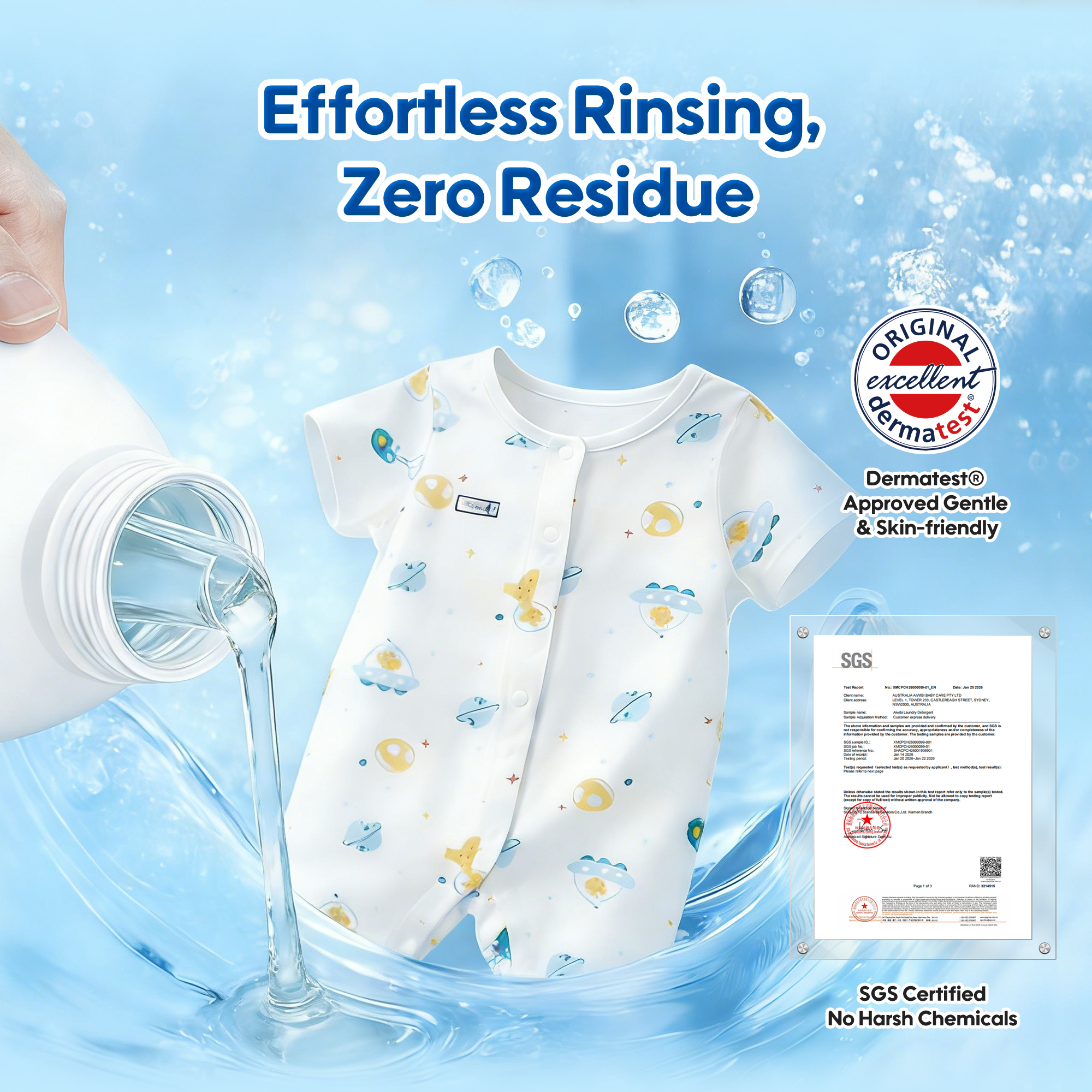 Lessive à enzymes （1000ml/250ml）