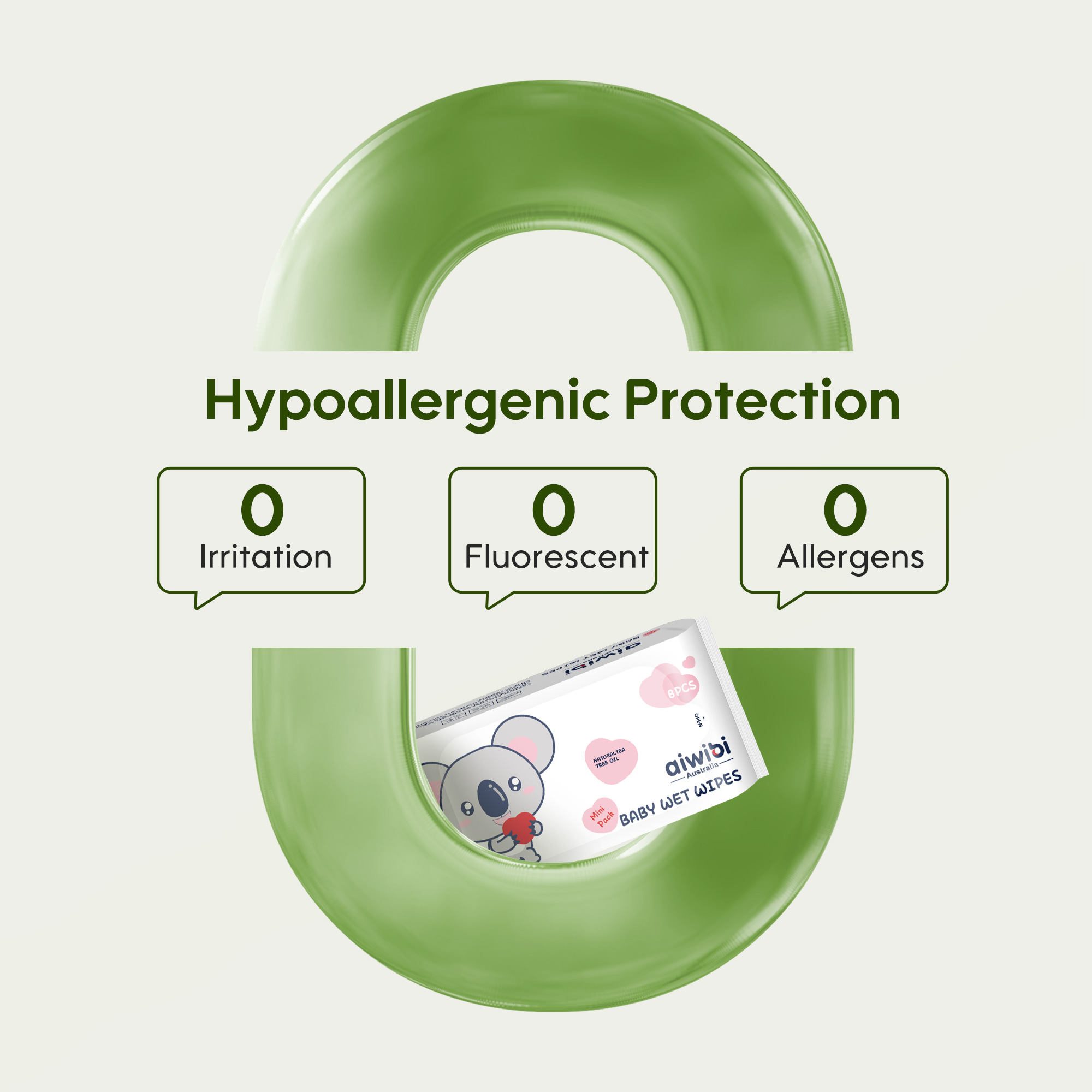 Mini Lingettes pour bébé（64 lingettes 8*8）