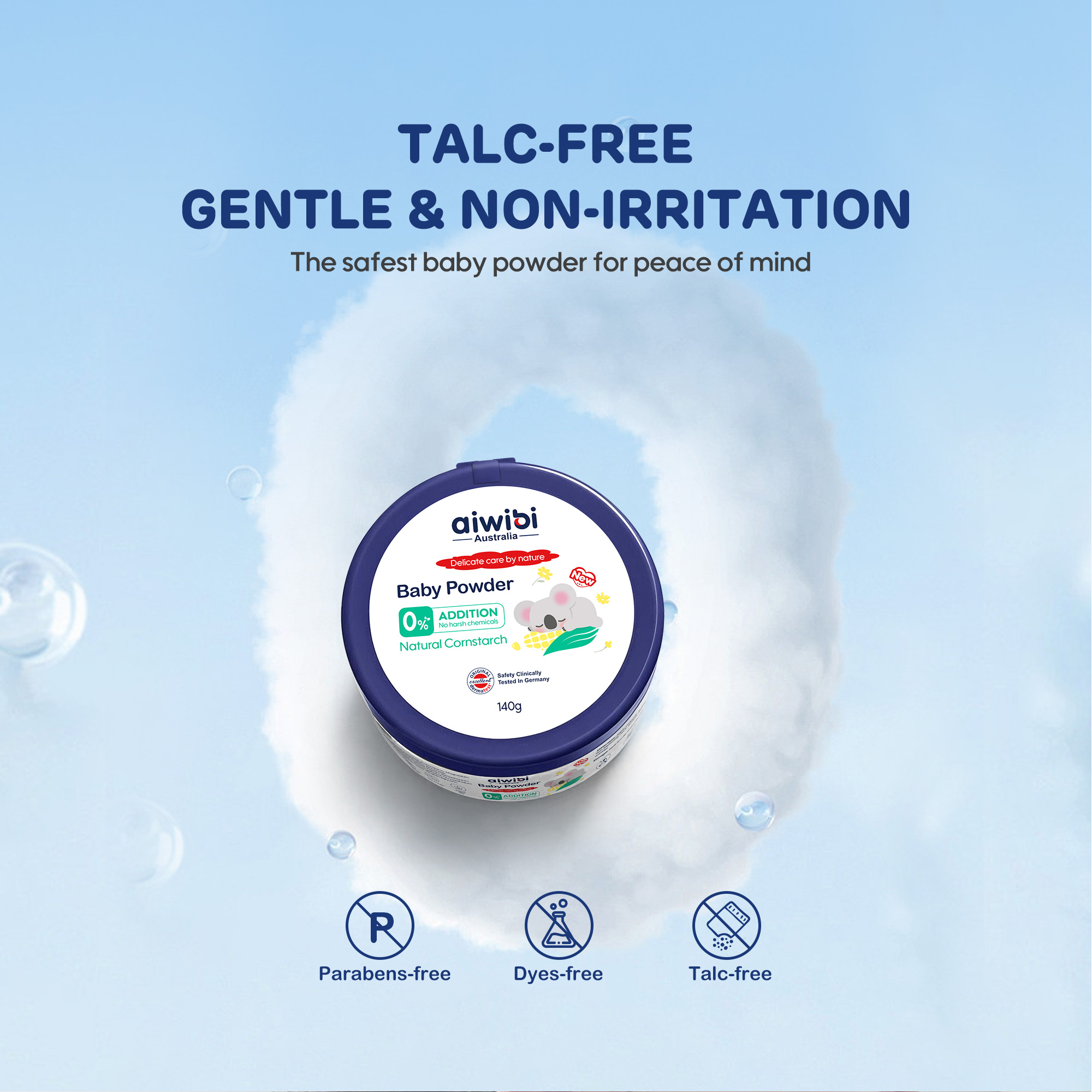 Poudre pour bébé (140g/200g)