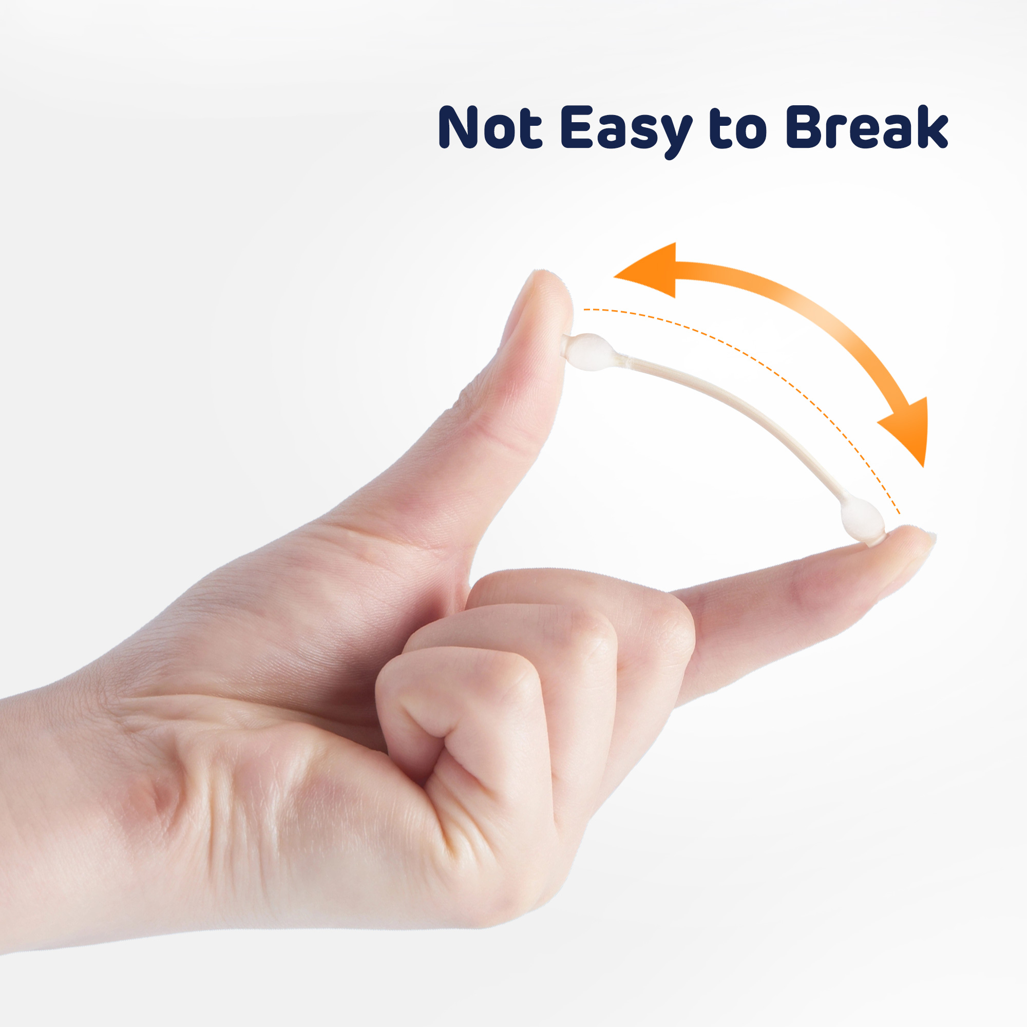 Coton-tige pour bébé (100 pièces de la forme calebasse)