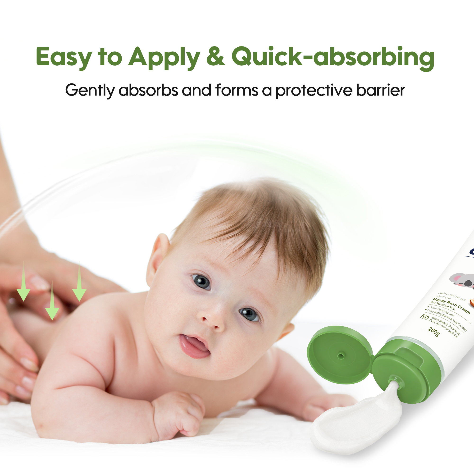 Crème pour l'érythème fessier Nurture Nut pour bébé