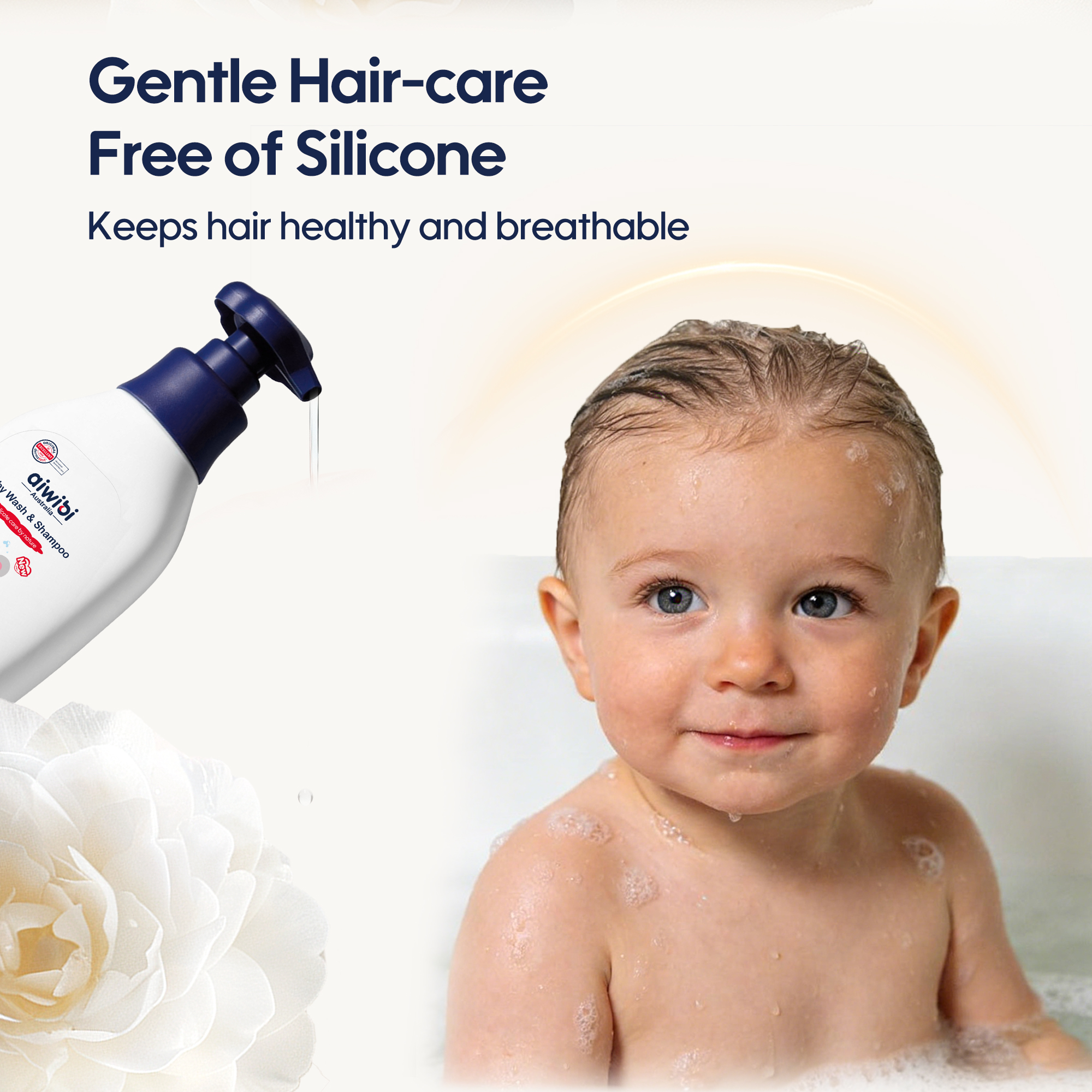 Gel douche et shampoing pour bébé (350ml)