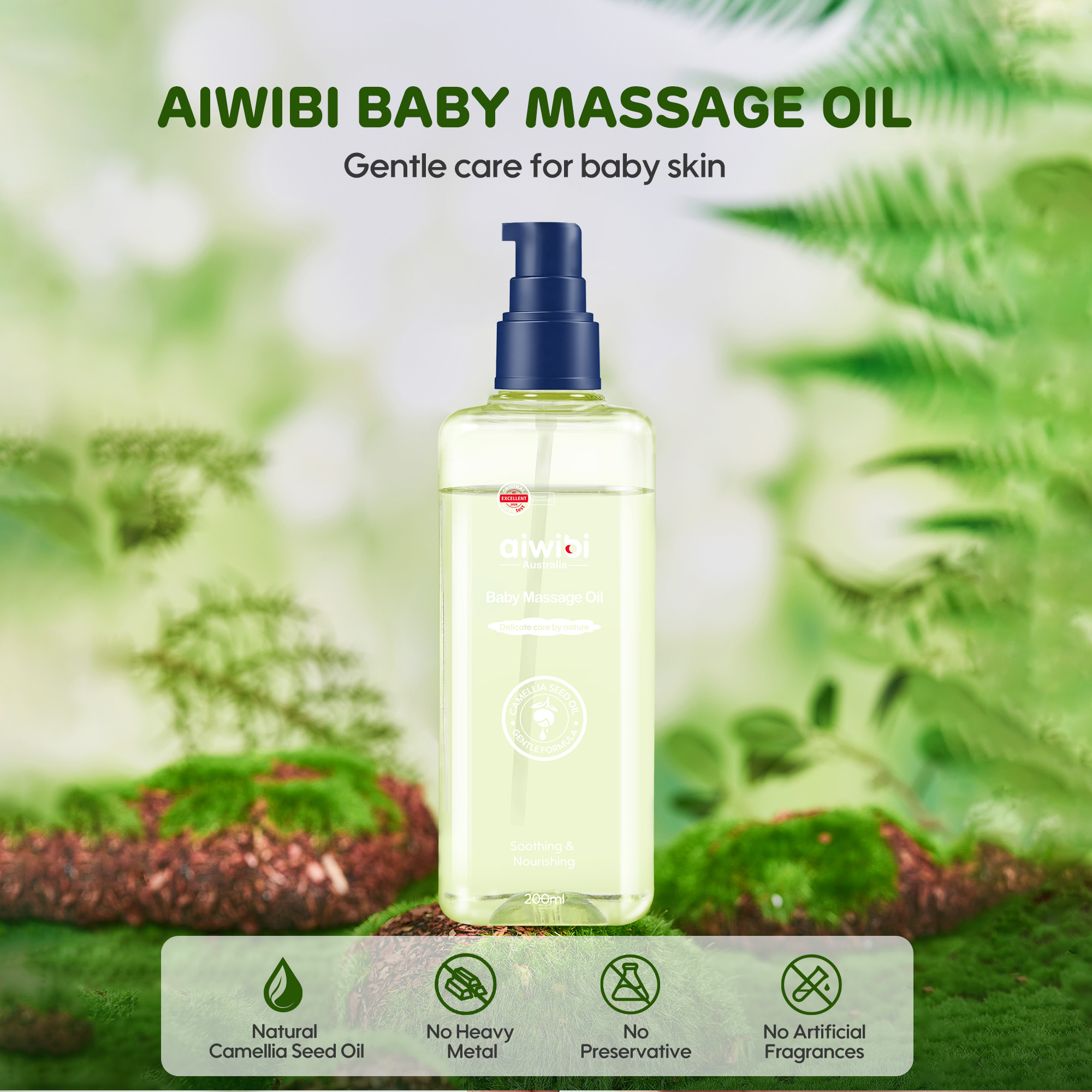 Huile de massage pour bébé