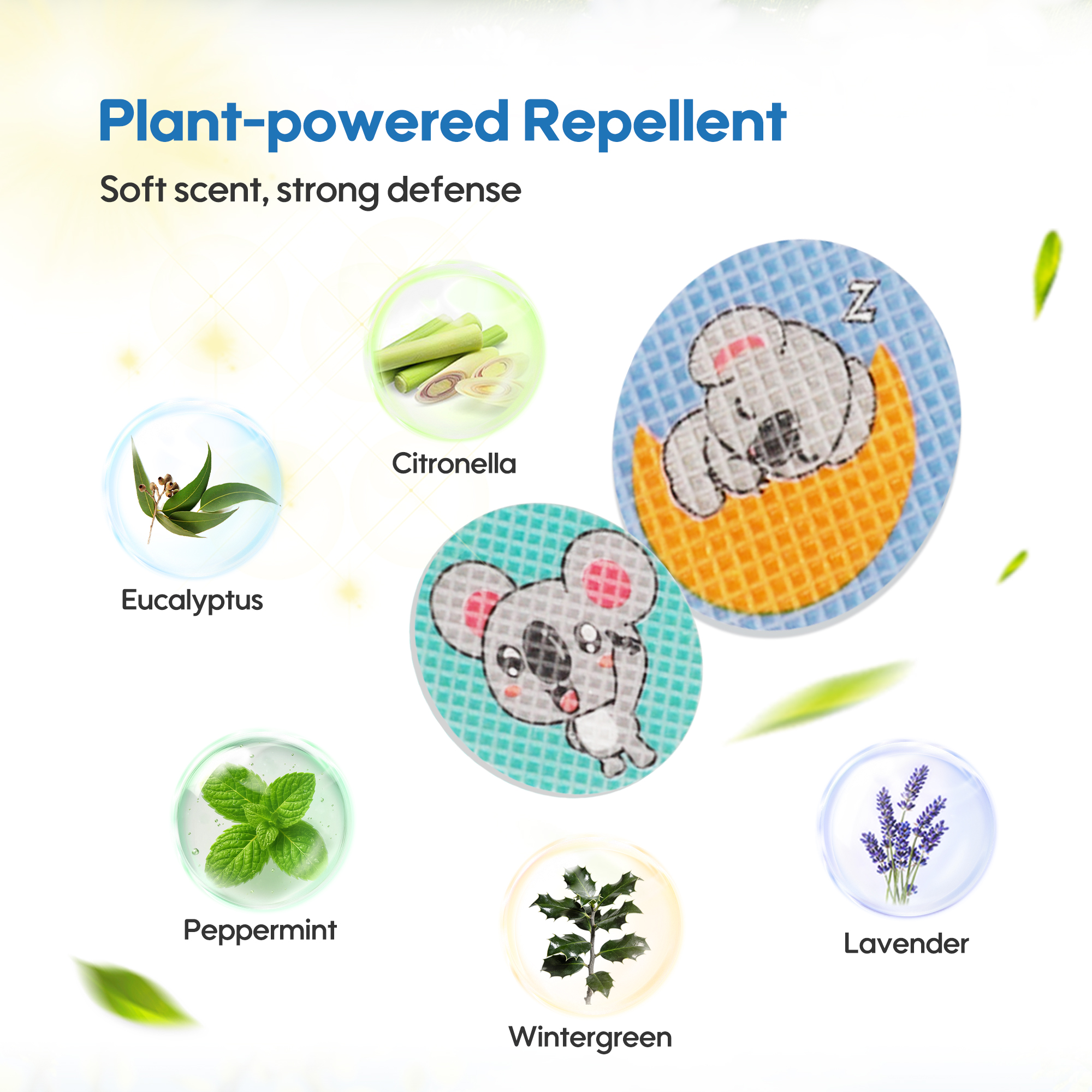 Patchs anti-moustiques pour bébé (24 patchs)