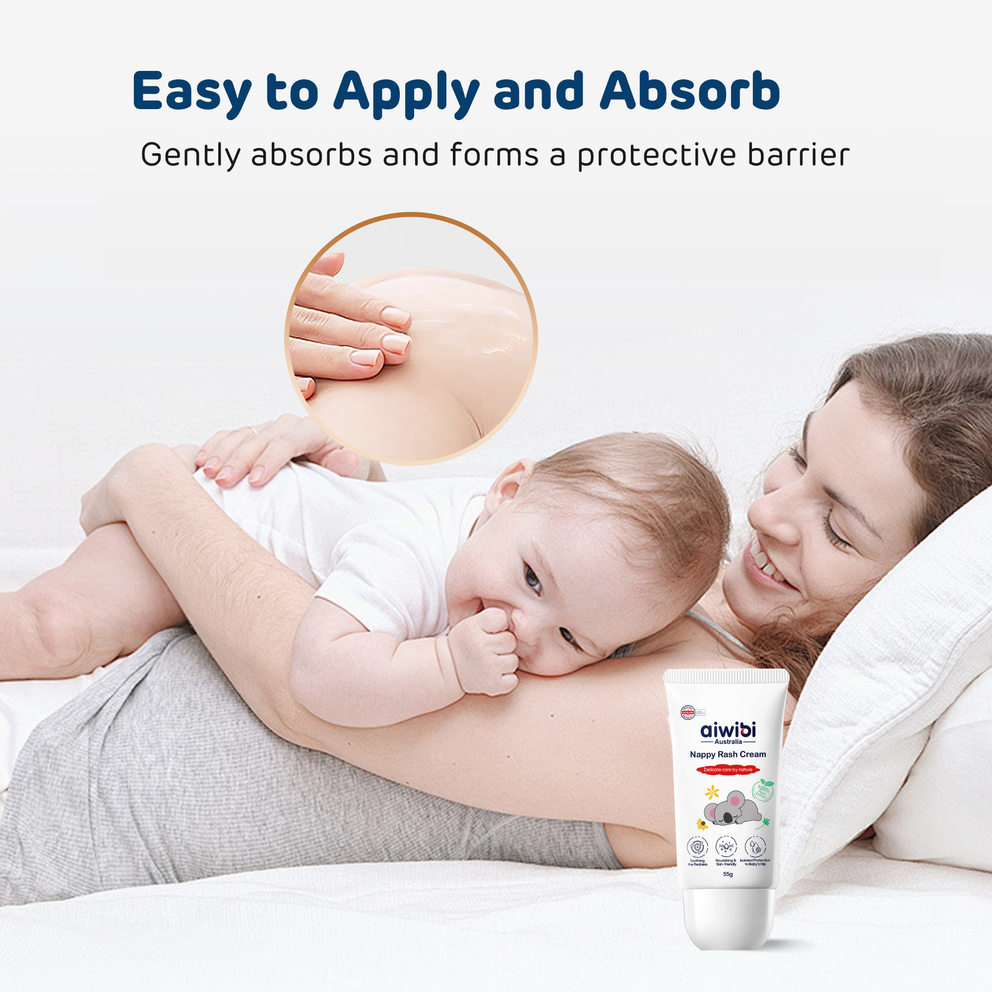 Crème pour l'érythème fessier (55 ml)