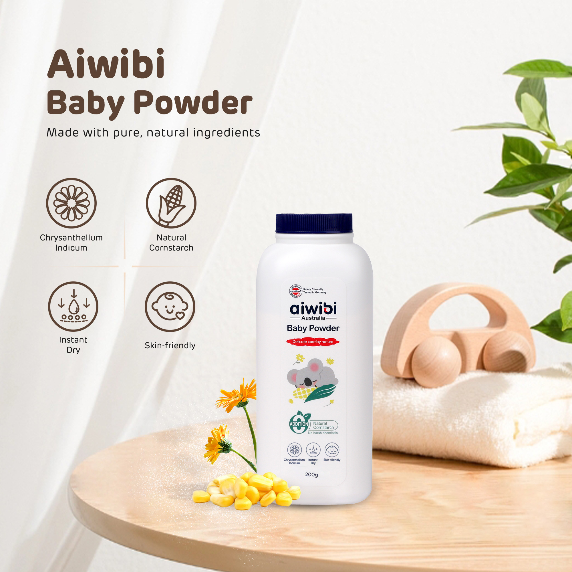Poudre pour bébé (140g/200g)