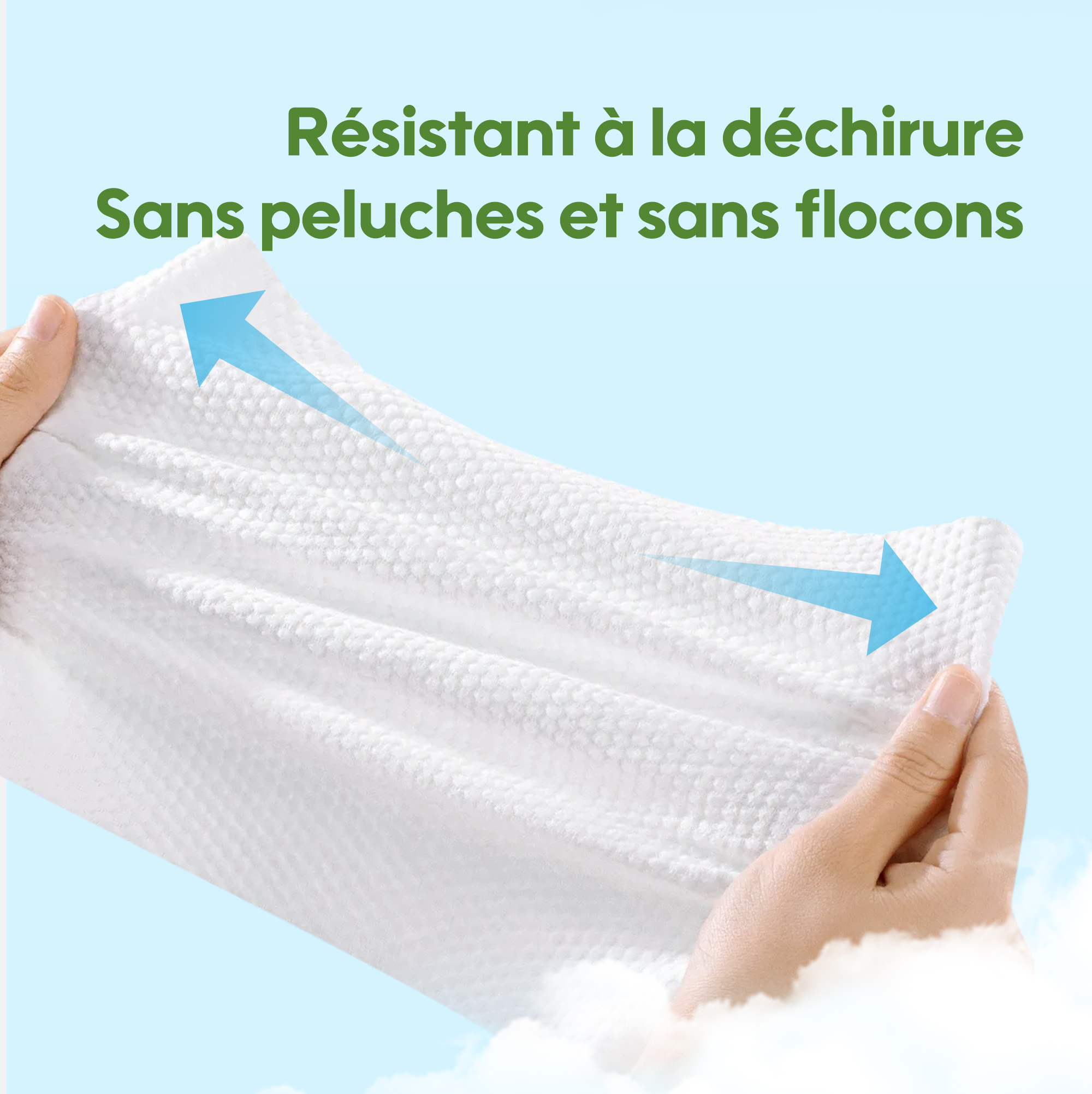 Lingettes fraîches pour bébé (84 lingettes）