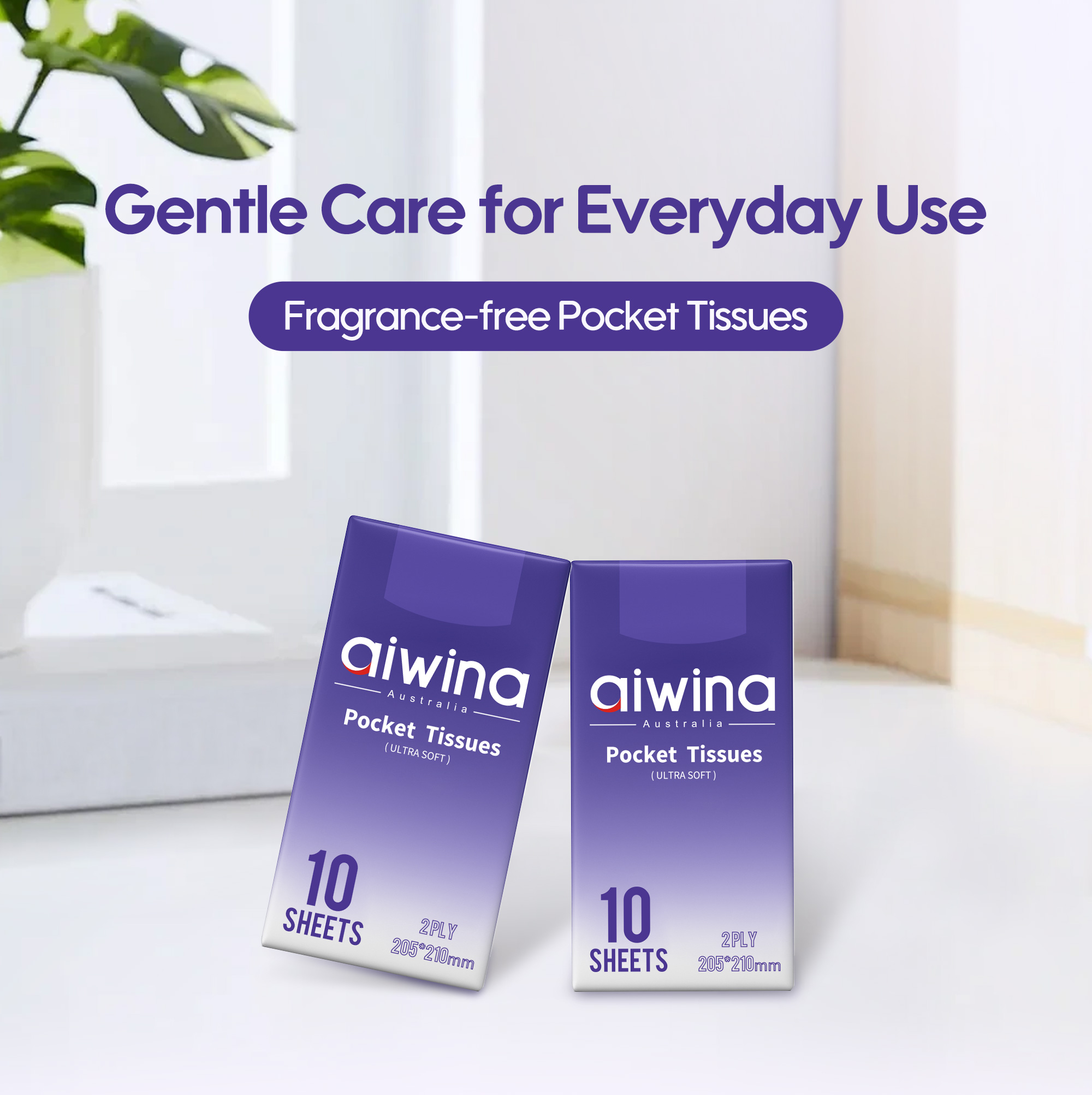 Mouchoirs individuels (10 Paquets)